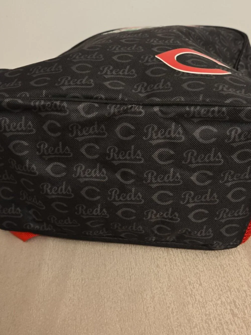 Cincinnati Reds Heads Baseball Backpack Black Red – Preloved